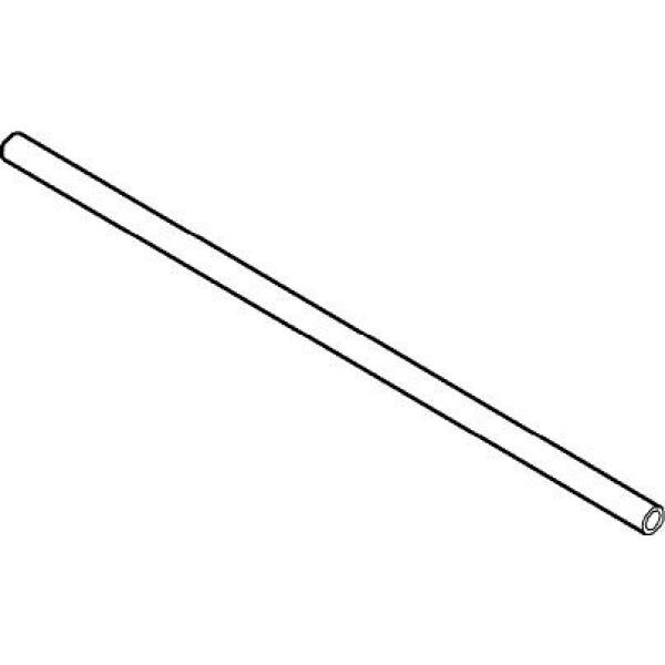 ORGA-LINE Querrelingstange für METABOX,  bis KB=1200 mm, zum Ablängen, cremeweiß